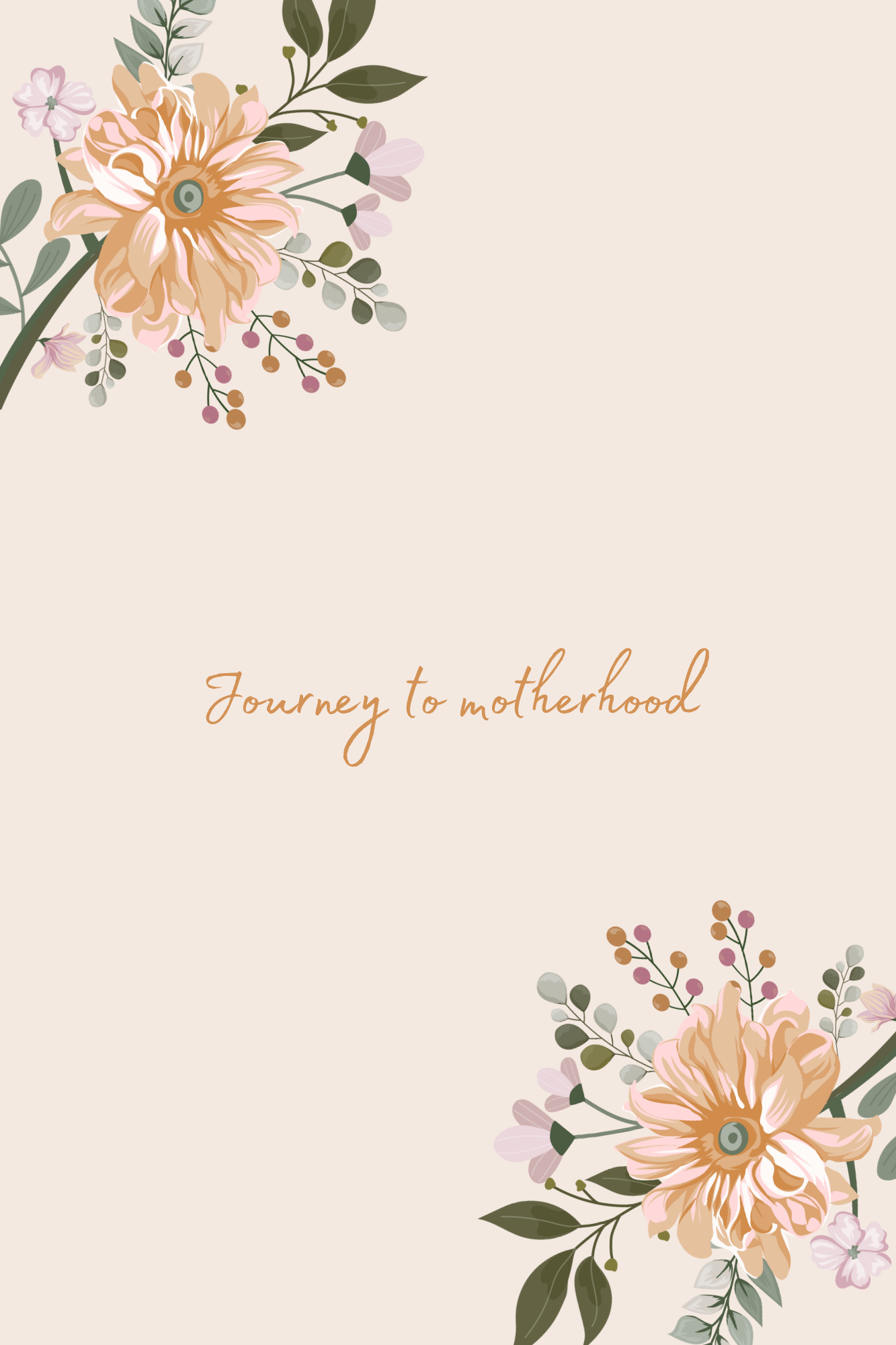 Digital Copy of Journey to Motherhood Journal