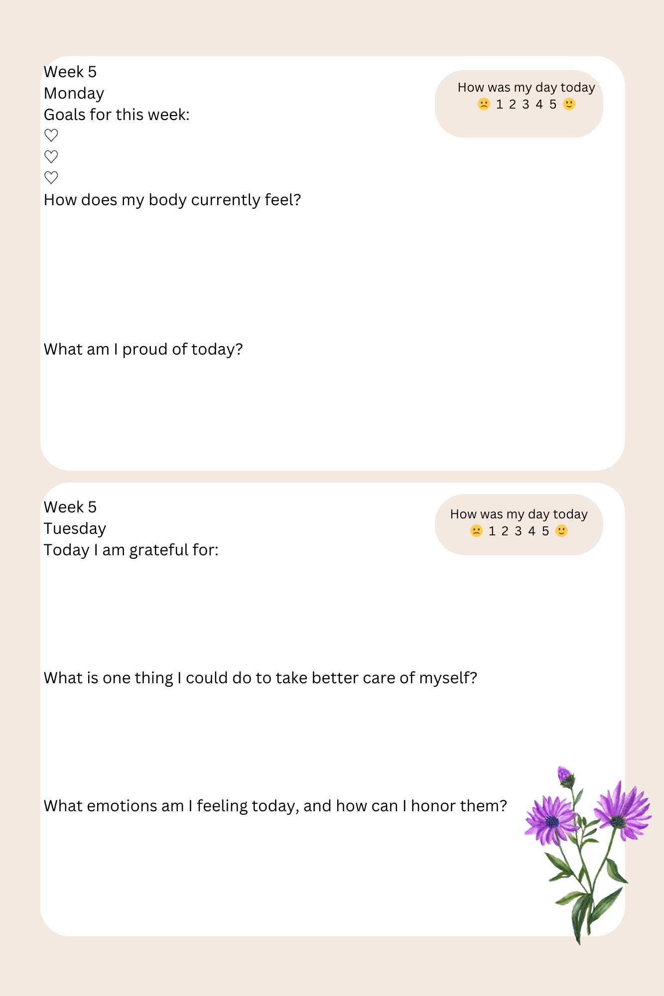 Journey to Motherhood Journal